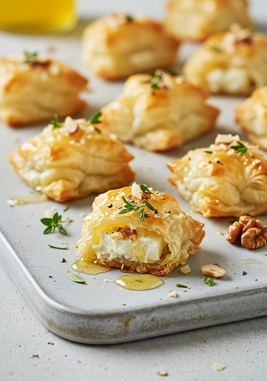 Feta Fillo Honey Bites